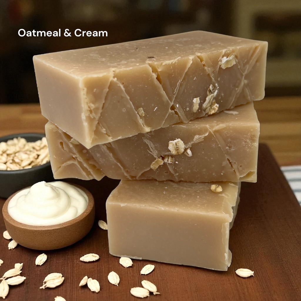 Handcrafted Cold Processed Milk Soap Bars - 3 Pack