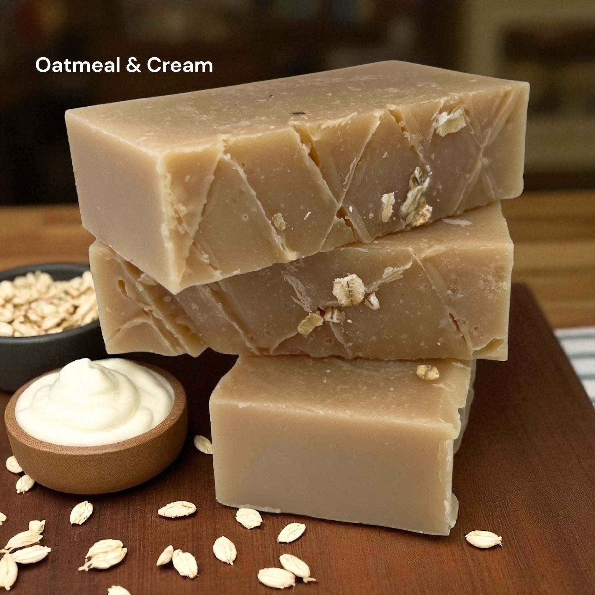Handcrafted Cold Processed Milk Soap Bars - 3 Pack